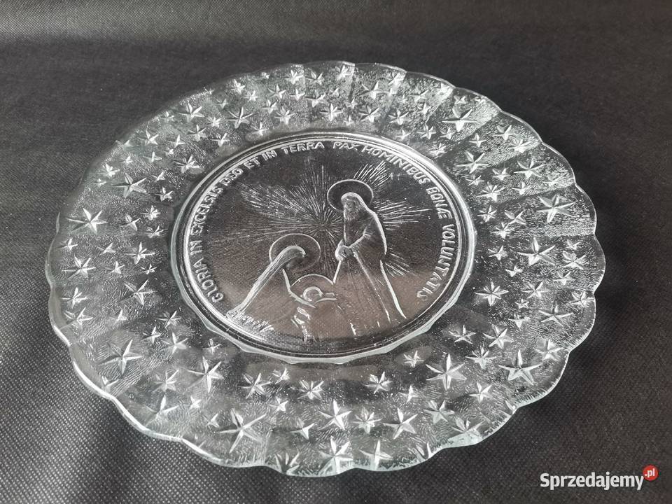 Stara nieużywana patera talerz Boże Narodzenie Katowice