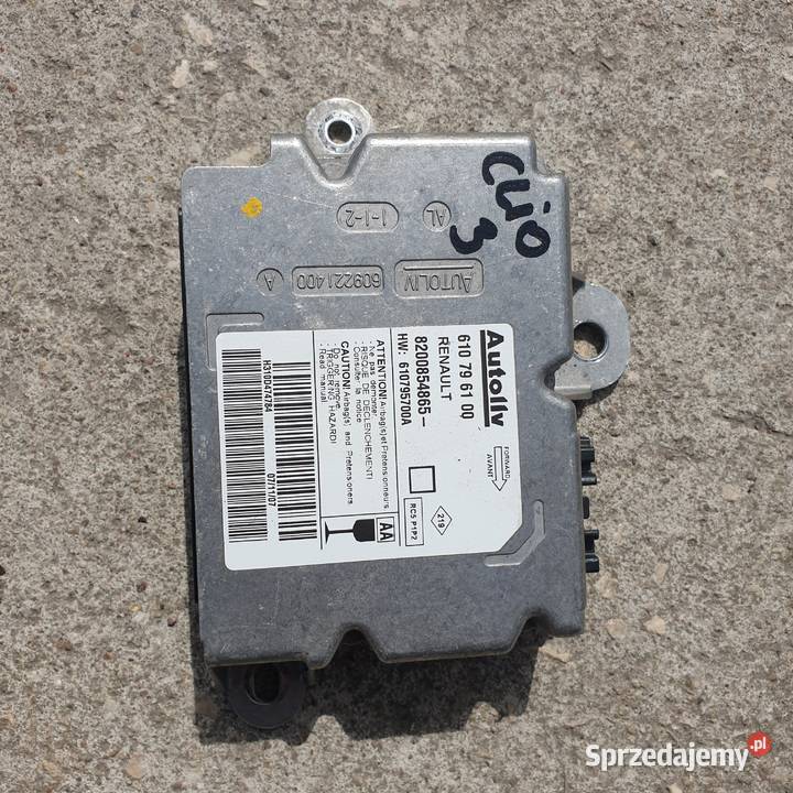 RENAULT CLIO III MODUL SENSOR AIRBAG PODUSZEK Łochowice