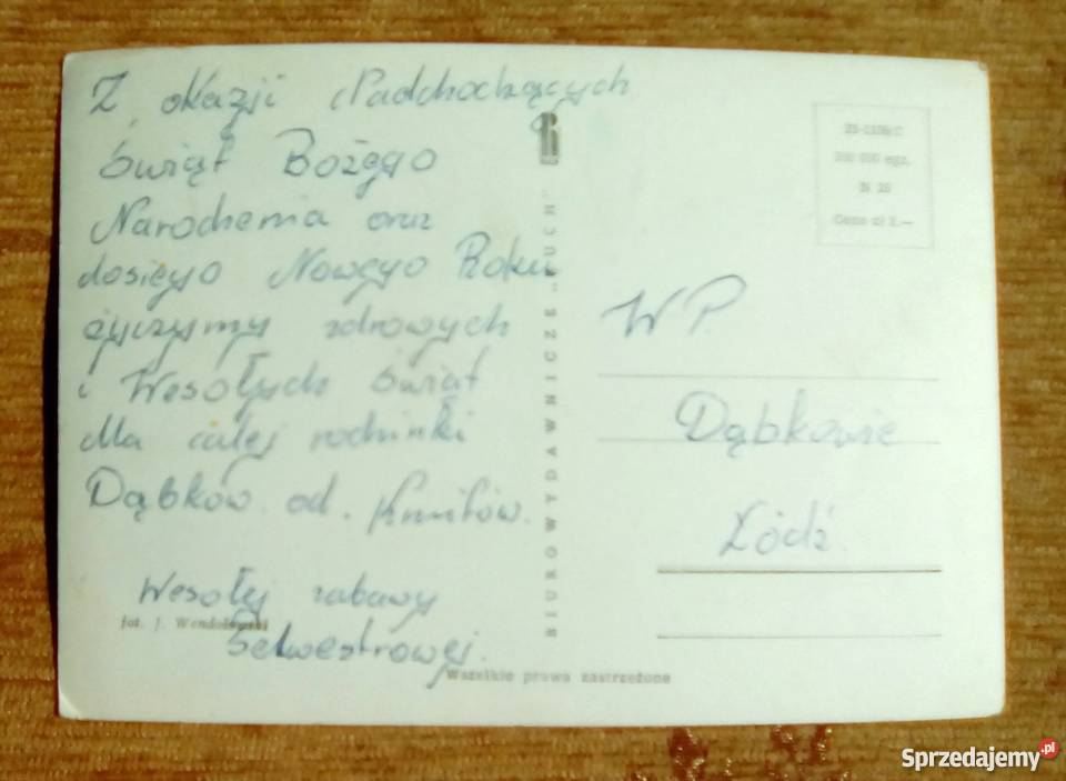 DRZEWA ZASYPANE ŚNIEGIEM FOT WENDOŁOWSKI Piszczac sprzedam