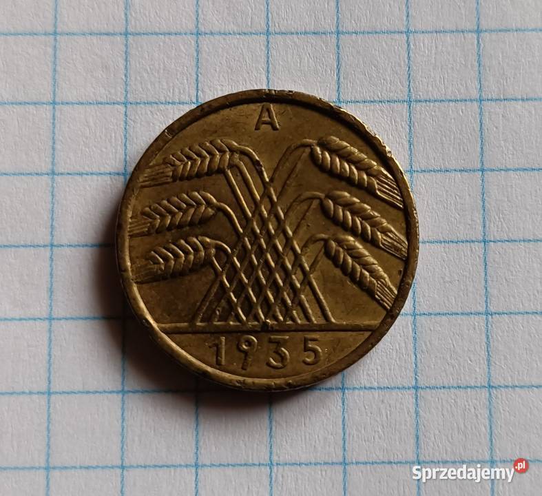 10 REICHSPFENNIG 1935 A REPUBLIKA WEIMARSKA lubelskie Piszczac