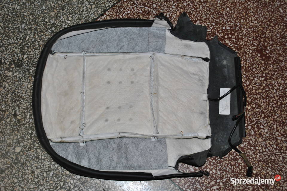 Poszycie siedziska fotela pasażera BMW E46 tapicerki samochodowe Wyposażenie wnętrza Poręba sprzedam