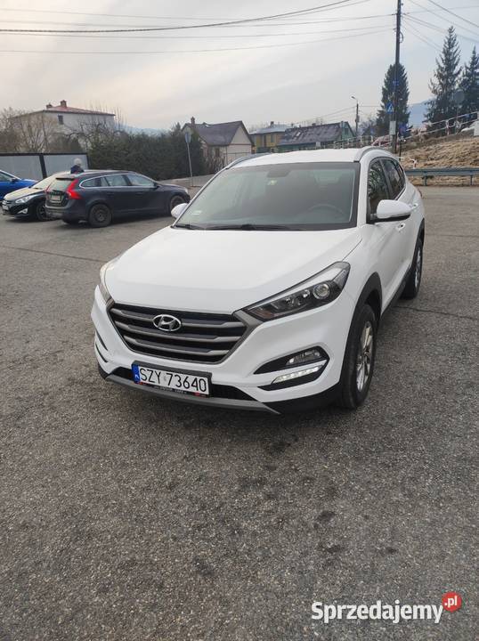 Hyundai Tucson 17 CRDi 115 2016 210 Biały Kamesznica sprzedam