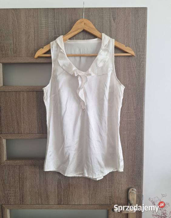 Śliczna kremowa koszulka top na ramiączkach Rozmiar 36(S) Kraków