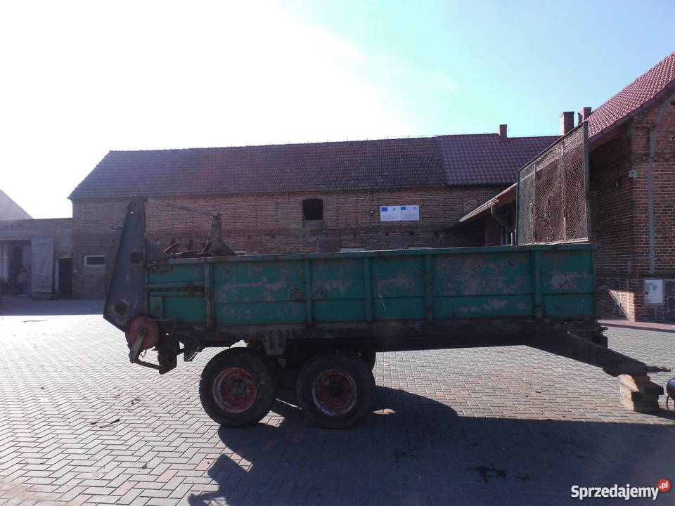 Rozrzutnik obornika tandem 6t Rok produkcji 1990 wielkopolskie Miejska Górka