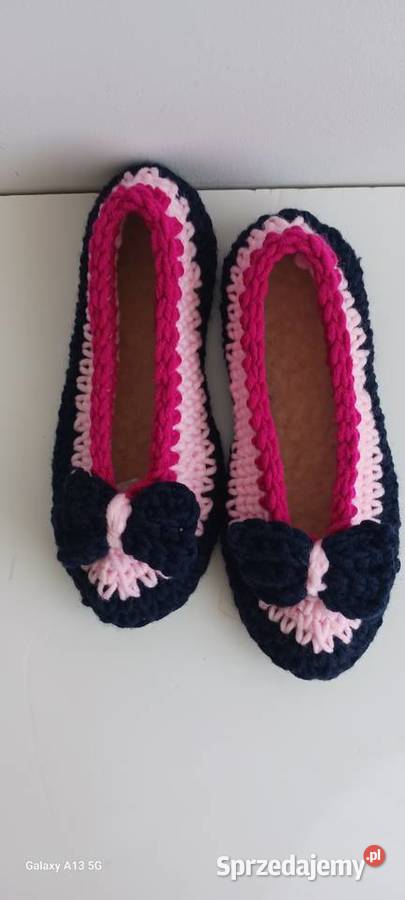 Kapcie recznie robione