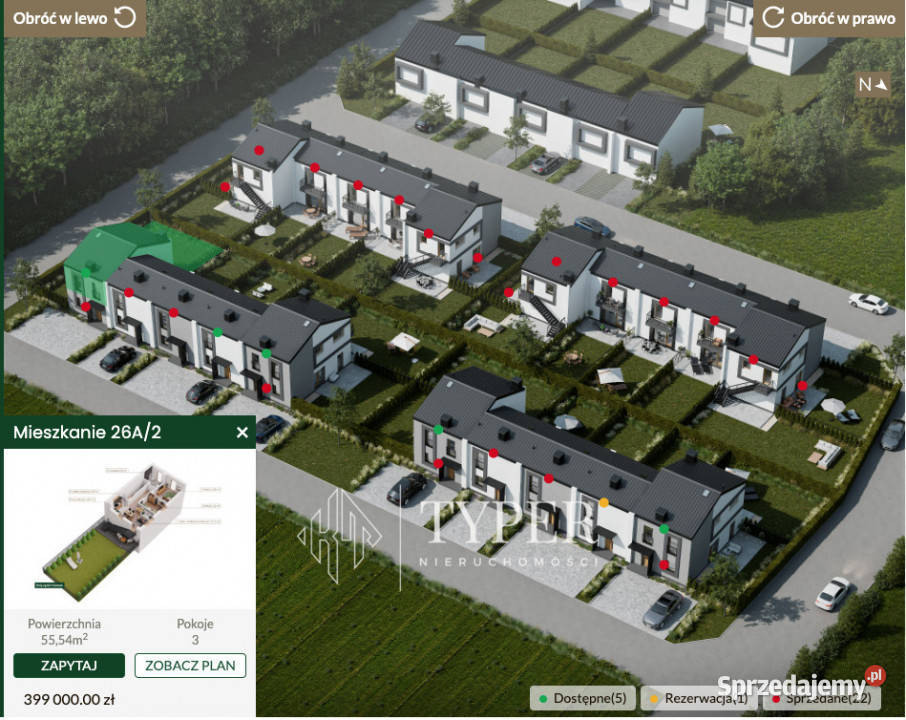 Nowoczesne mieszkania bezczynszowe koło Tarnowa balkon małopolskie Koszyce Małe sprzedam