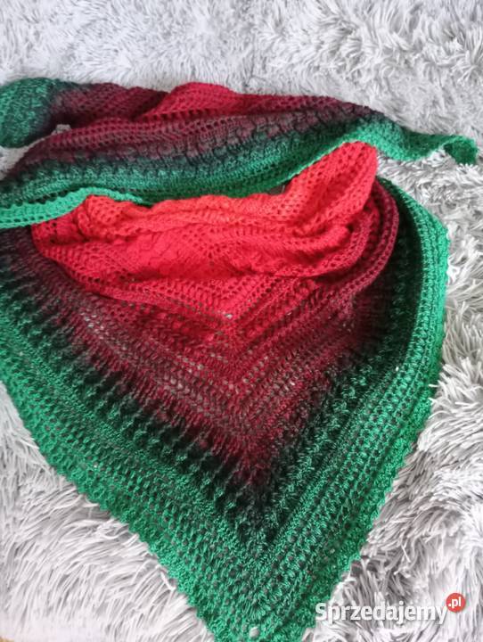 Chusta szydełkowa łódzkie Drzewica