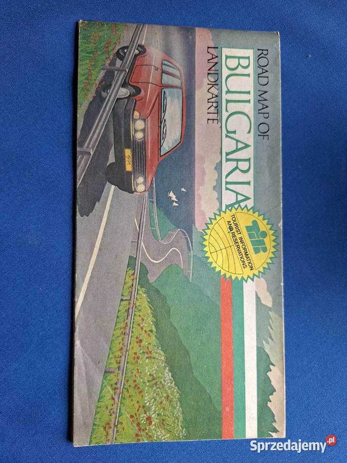 Bułgaria Bulgaria Landkarte road map 1800 000 Kraków