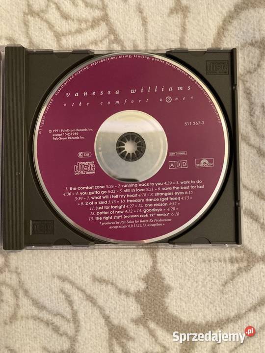 Płyta CD Vanessa Williams The Comfort Zone Lata Czerwionka-Leszczyny