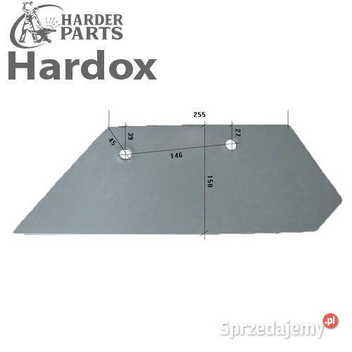 Lemiesz 16 300ha HARDOX 85381L części do pługa Suwałki