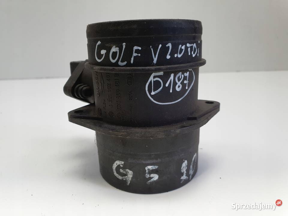 VW Golf V 20 TDI PRZEPŁYWOMIERZ POWIETRZA Przepływomierze