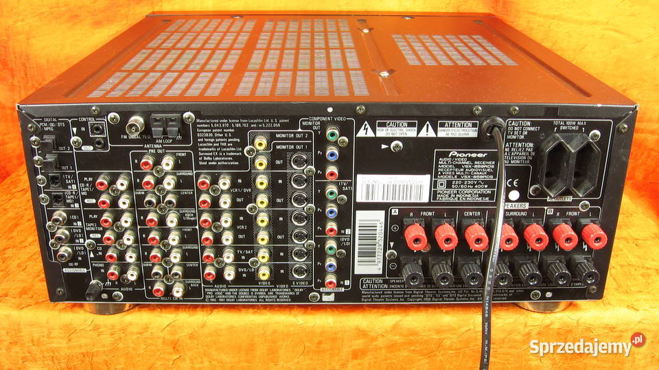 POTĘŻNY Pioneer VSX859RDS AMPLITUNER wzmacniacz Świebodzice