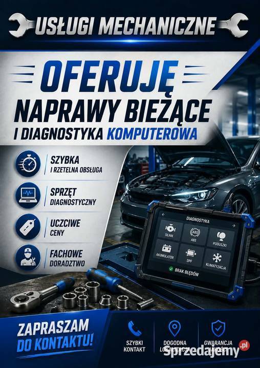 Mobilna mechanika Dojazd do klienta lubelskie Lublin