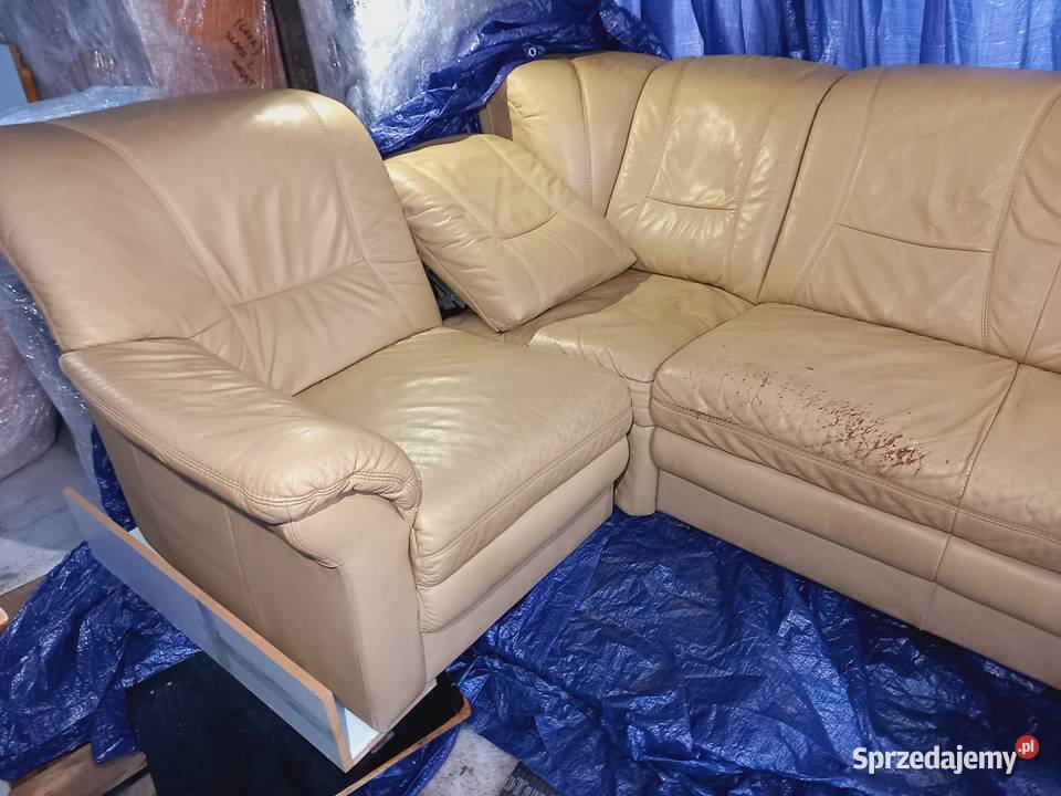 Narożnik sofa 3os bez funkcji z obniżanymi mazowieckie Grójec