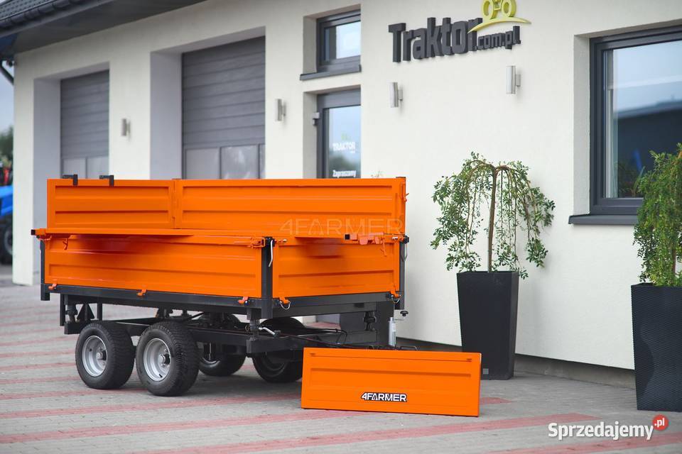 Przyczepa rolnicza dwuosiowa 25T z kiprem i sprzedam