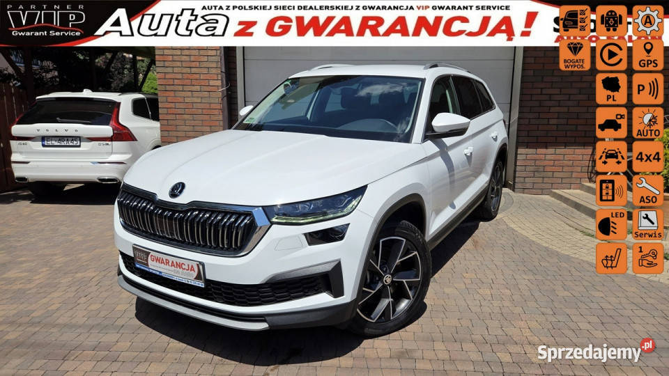 koda Kodiaq 20 TDI 200 4X4 DSG STYLE Salon VAT marża łódzkie sprzedam