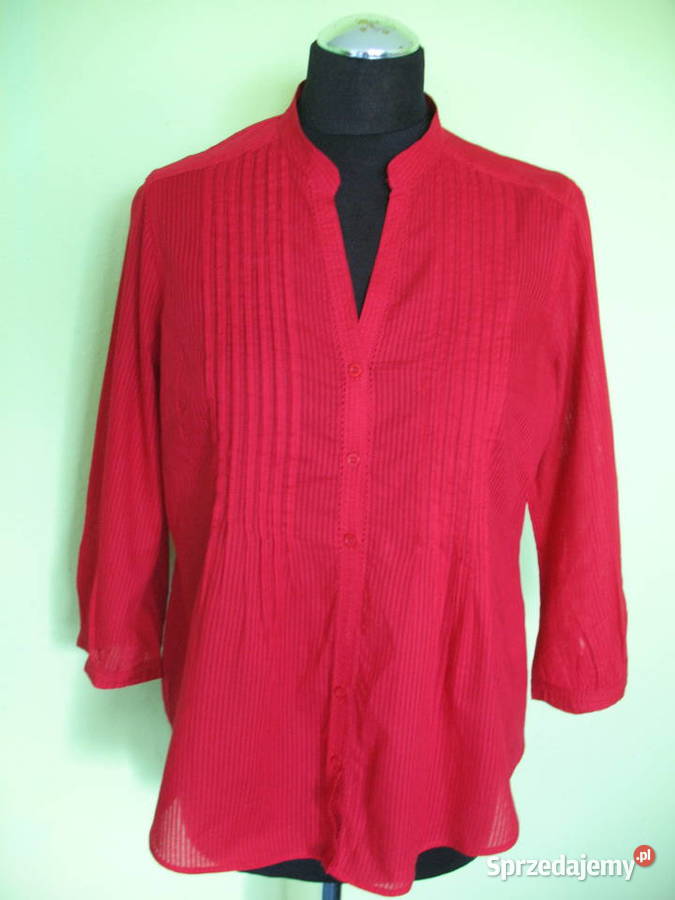 Bluzka czerwona bawełna 42 XL biust 106 Siedlce