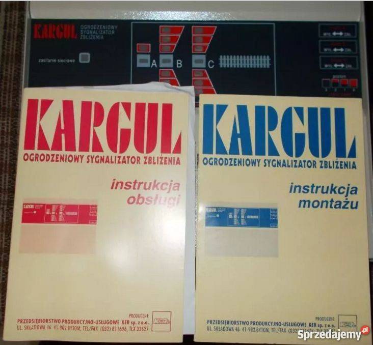 Ogrodzeniowy sygnalizator zbliżenia KARGUL Dąbrowa Górnicza