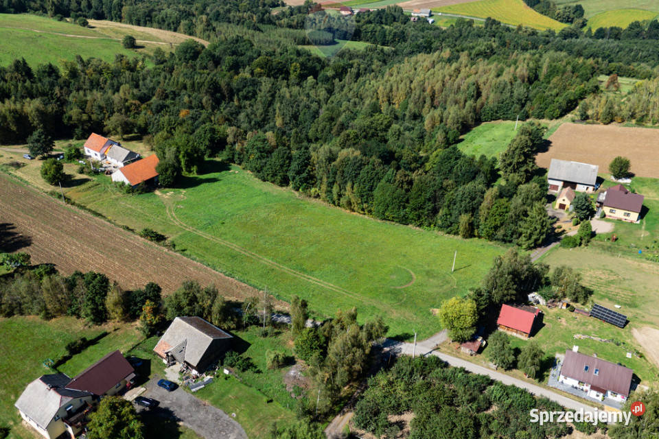 Działka budowlana 70ar media droga asfaltowa Marcyporęba