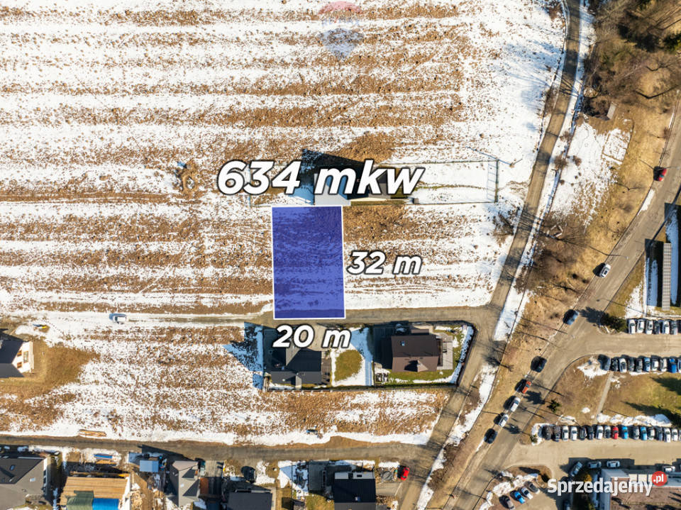 Działka u stóp Tatr widok na marzenia utwardzona Nowy Targ