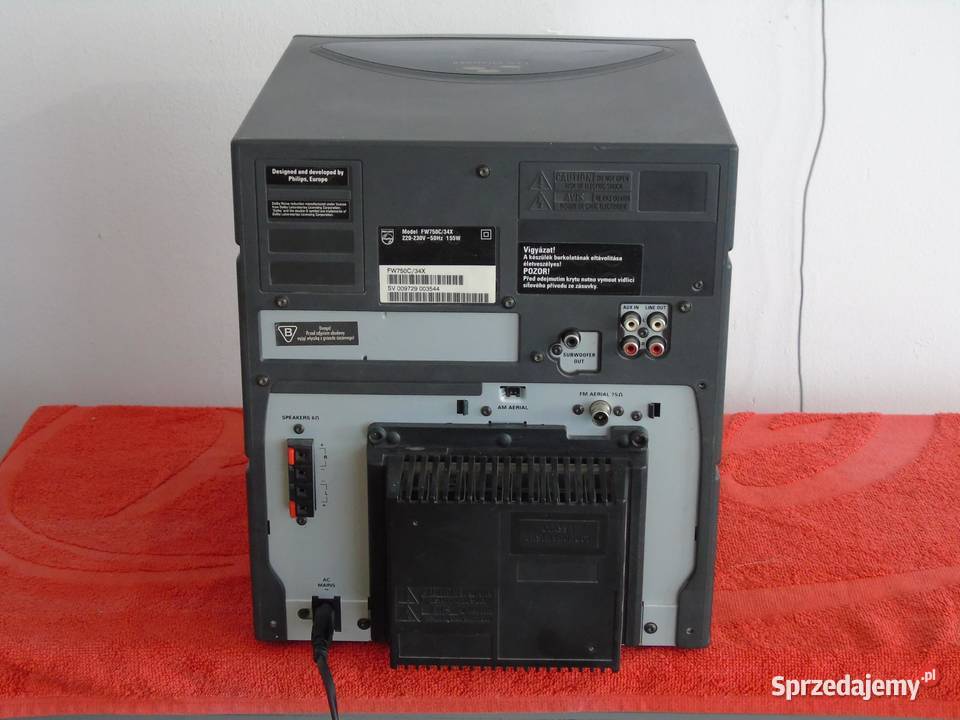 Wieża Philips FW750C AUX RDS magnetofony WYSYŁKA Jasło sprzedam
