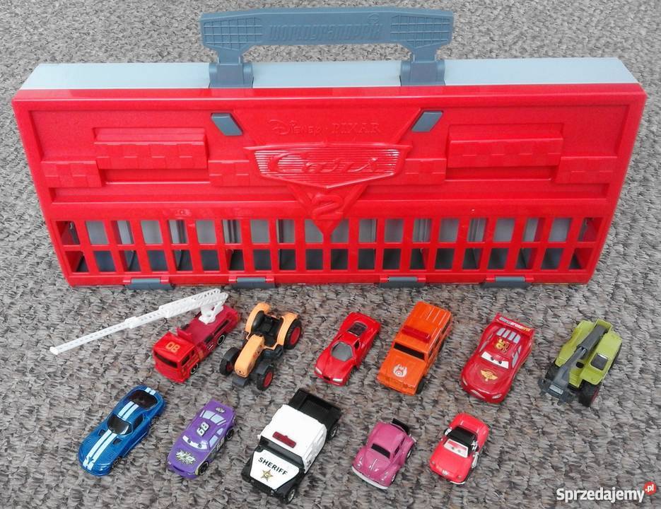 Wyrzutniagarawalizka Cars 2 11 autek Dla Dziecka