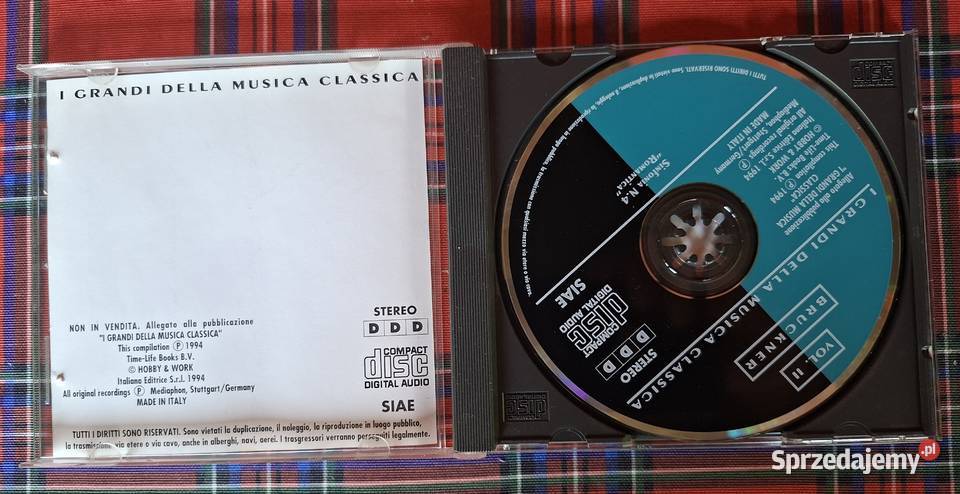 I Grandi Della Musica Classica Bruckner 3CD Kraków
