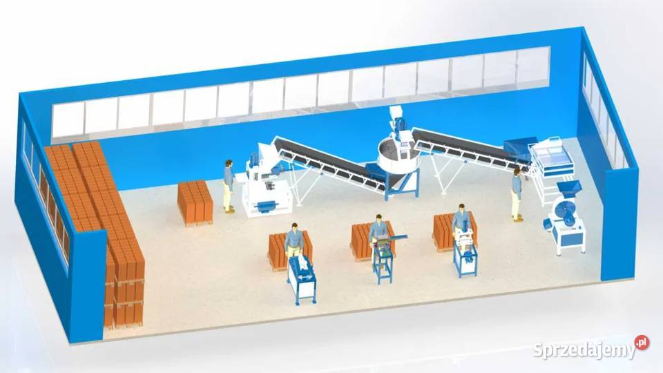 Linia GP Start100 do produkcji cegieł i kostki Białystok