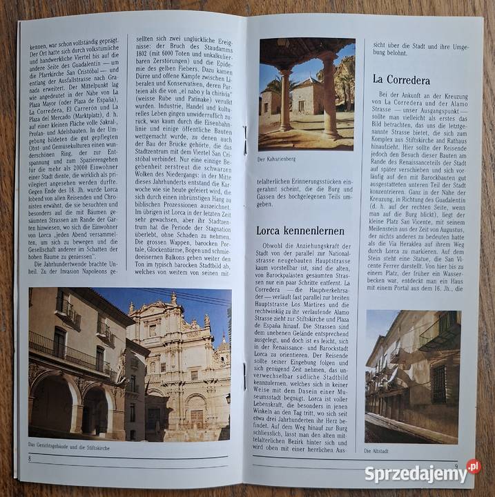 Hiszpania Lorca Murcia j niemiecki przewodnik