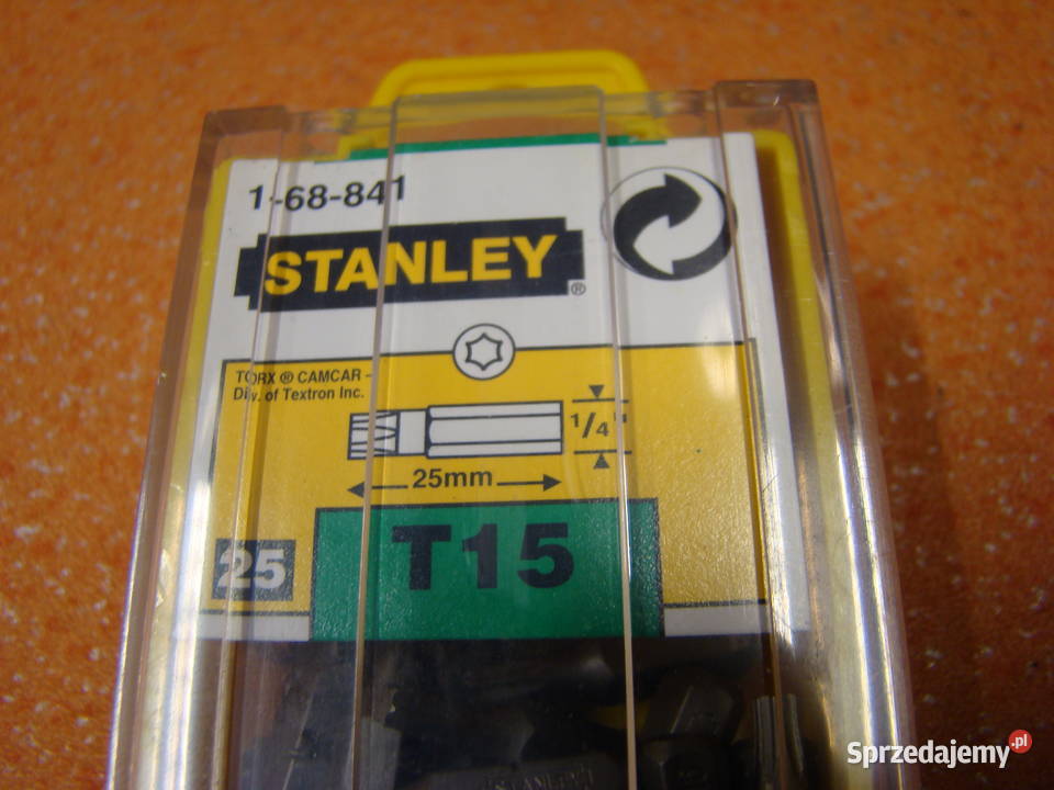 Bit TORX T 15 14 cala x 25 mm STANLEY Ref 168841 Ręczne Dom i Ogród śląskie Bielsko-Biała