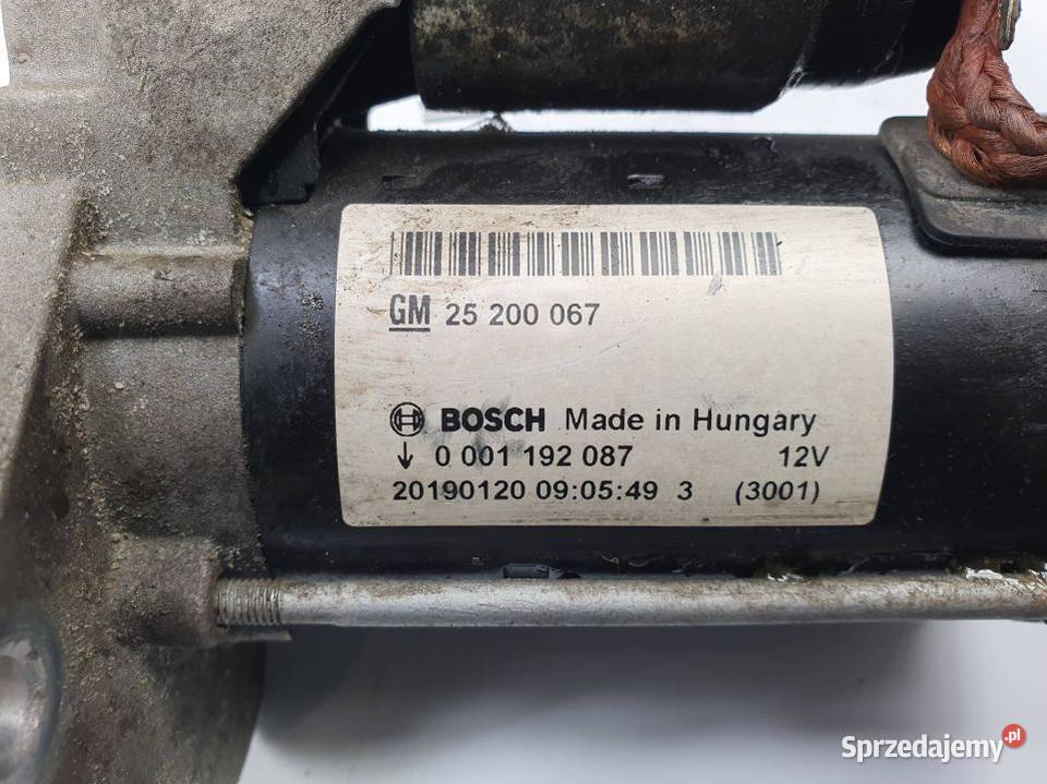 ROZRUSZNIK OPEL CORSA E 25200067 Lipno sprzedam