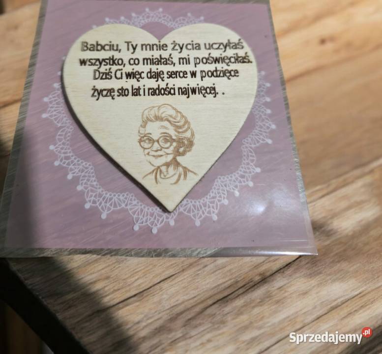 Serduszka magnesy Babci