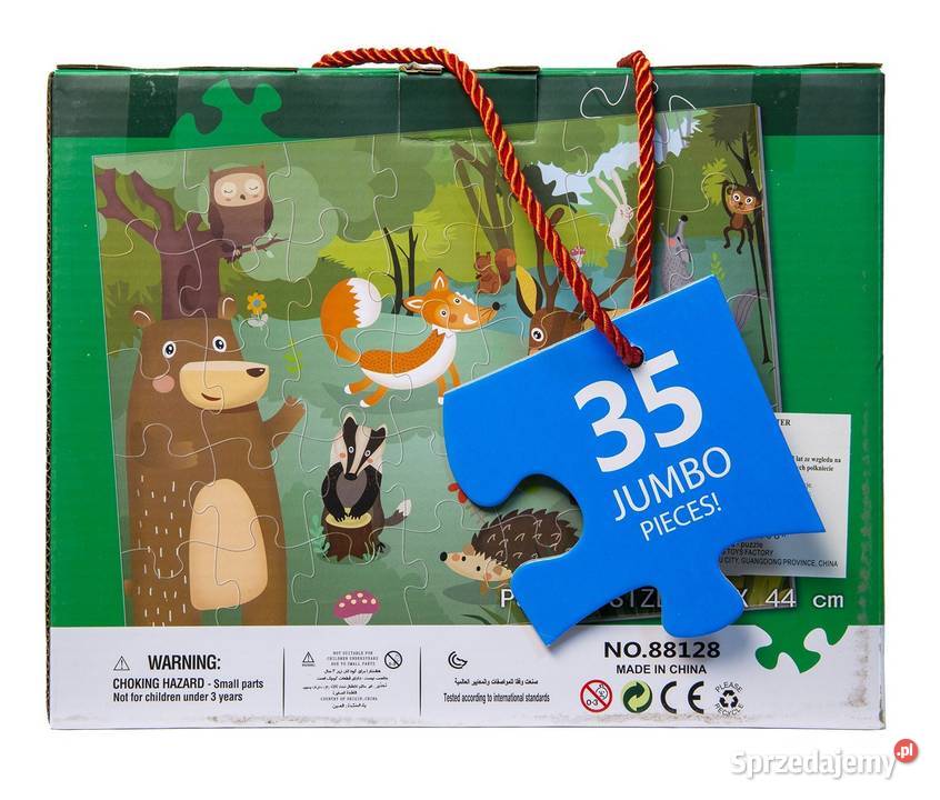 Puzzle układanka XXL dzieci 35 elementów Poznań sprzedam