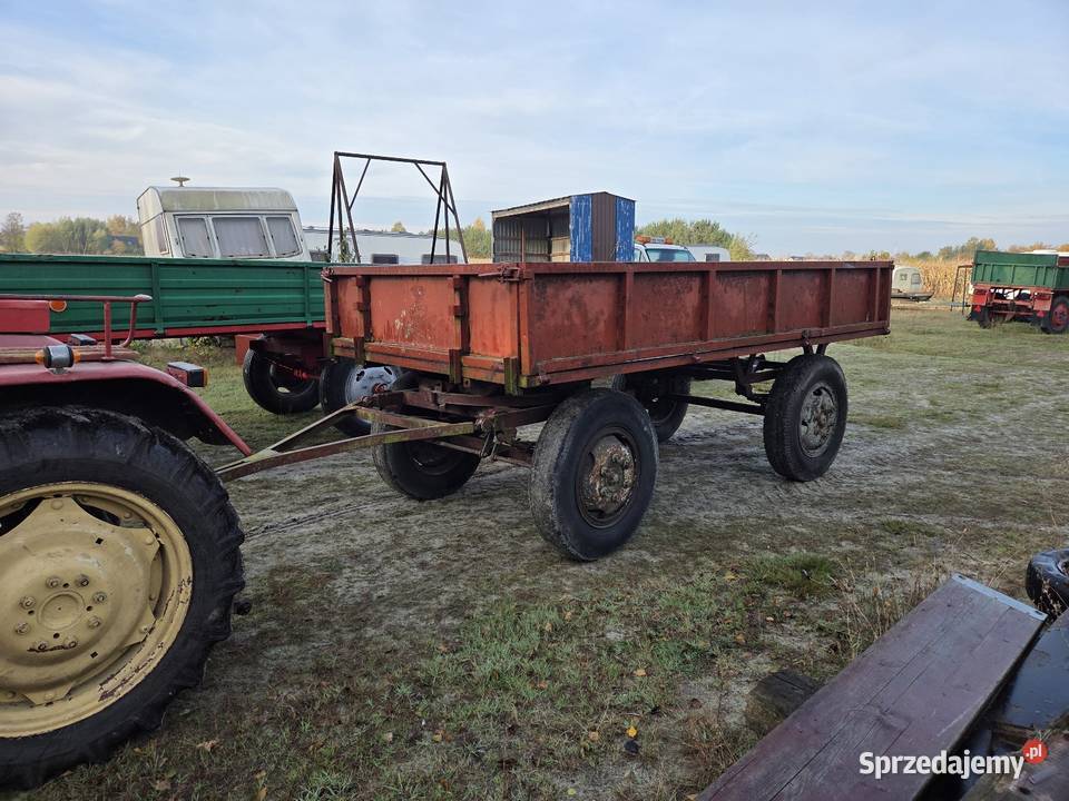 Przyczepa rolnicza 35t d44 sztywna transport