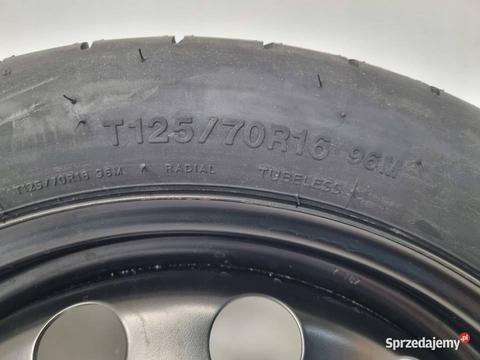 KOŁO DOJAZDOWE Audi Seat Vw Golf VI 12570 R16