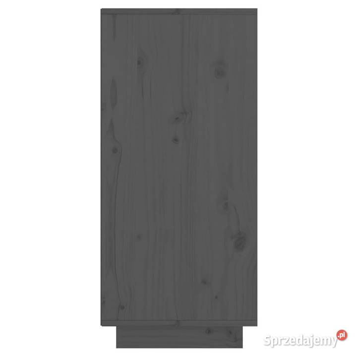 Szafka szara 60 x 34 x 75 lite drewno sosnowe