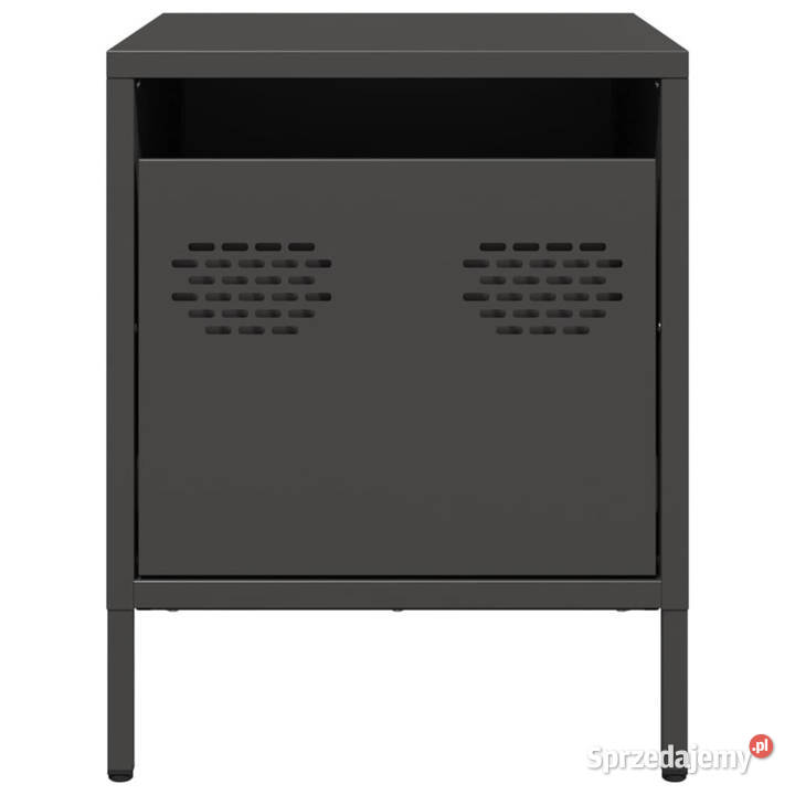 Szafki nocne 2 czarne 35x39x435 stal WM851245 Warszawa sprzedam