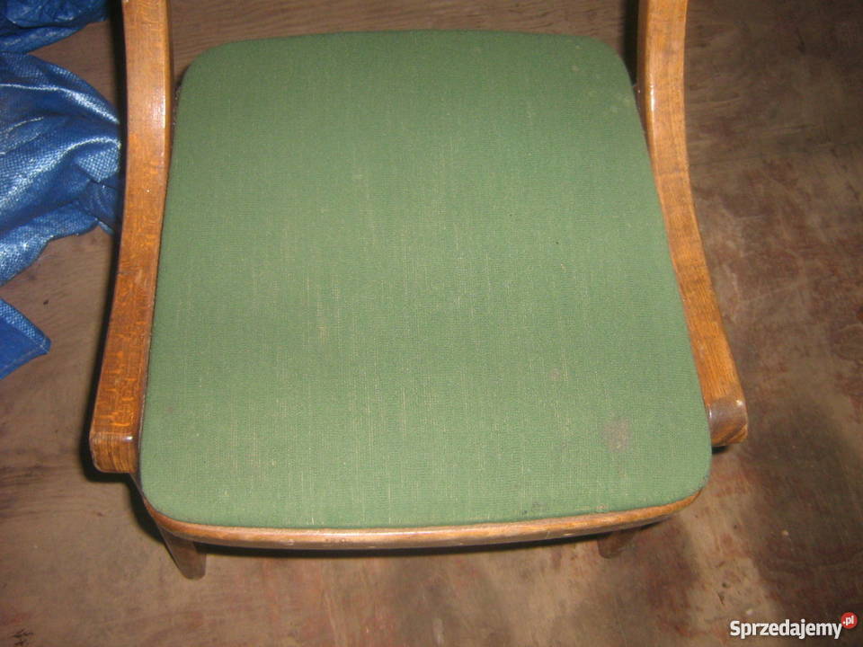 krzesło fotel skoczek PRL Antyki, Sztuka, Kolekcje Sokołów Podlaski