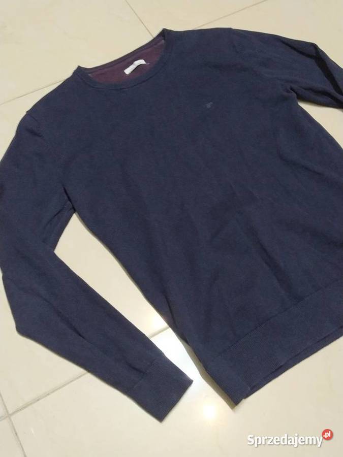 Tom Tailor M sweter bawełniany granatowy Kraków