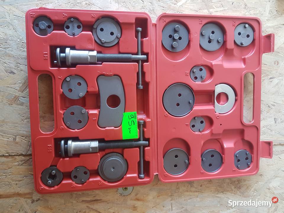 ZESTAW DO WYCISKANIA TŁOKÓW HAMULCOWYCH 21 EL Elektryczne wielkopolskie Głogowa