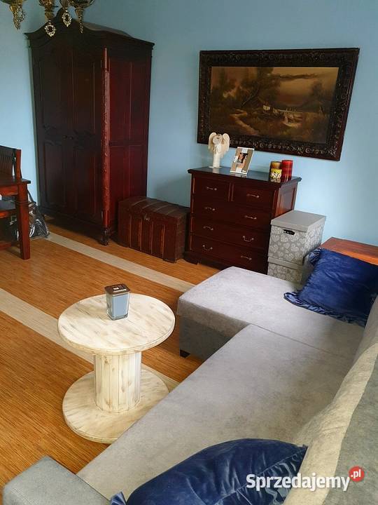 Stolik ze szpuli ława drewniana loft