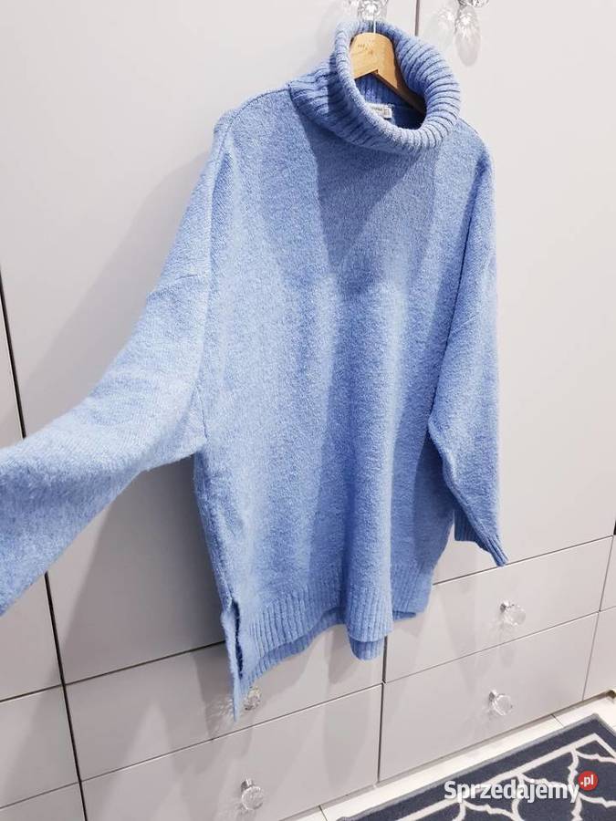 Damski dzianinowy golf w dużym rozmiarze