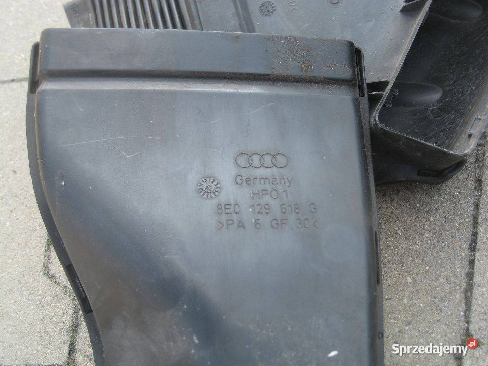 audi a4 b7 30tdi wlot filtra powietrza łapacz osobowe
