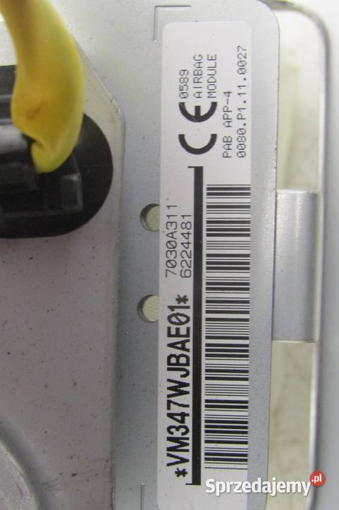 PODUSZKA POWIETRZNA PASAŻERA AIRBAG MITSUBISHI