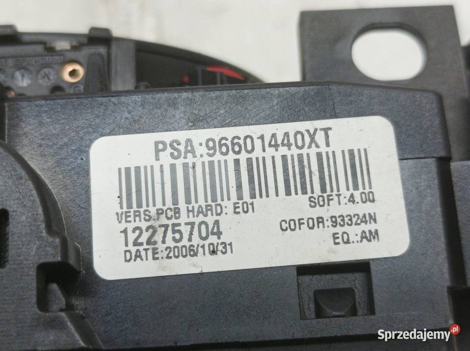 PRZEŁĄCZNIK ZESPOLONY 96601440XT Citroen C3 I