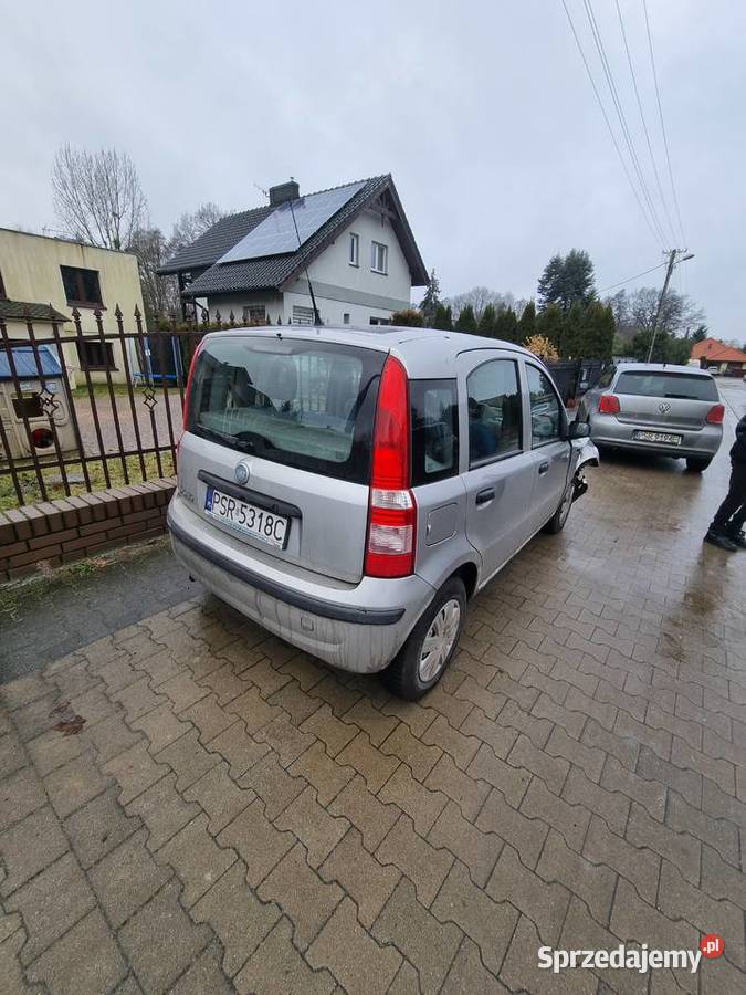 Fiat Panda uszkodzony Zaniemyśl
