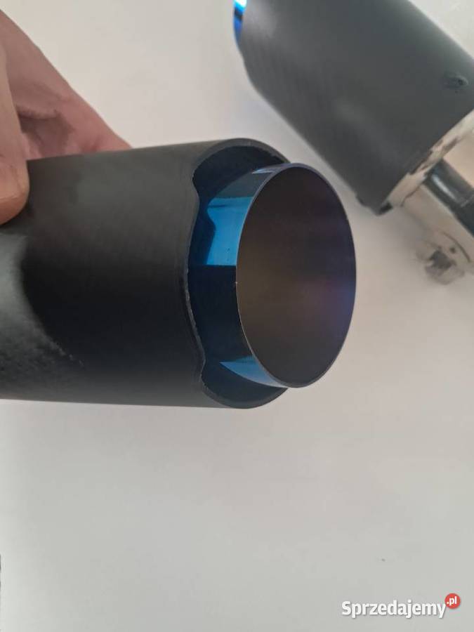 2 nowe metalowe końcówki wydechu średnica dolotu Sandomierz