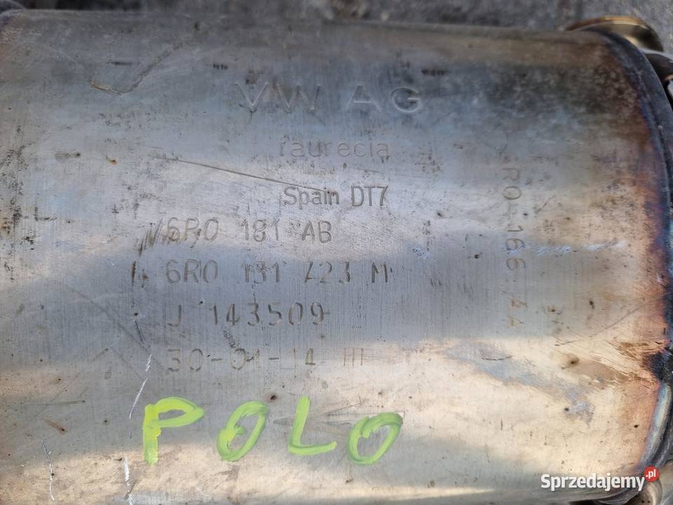KATALIZATOR DPF VW POLO V 6R0 12 TDI 6R0131723M