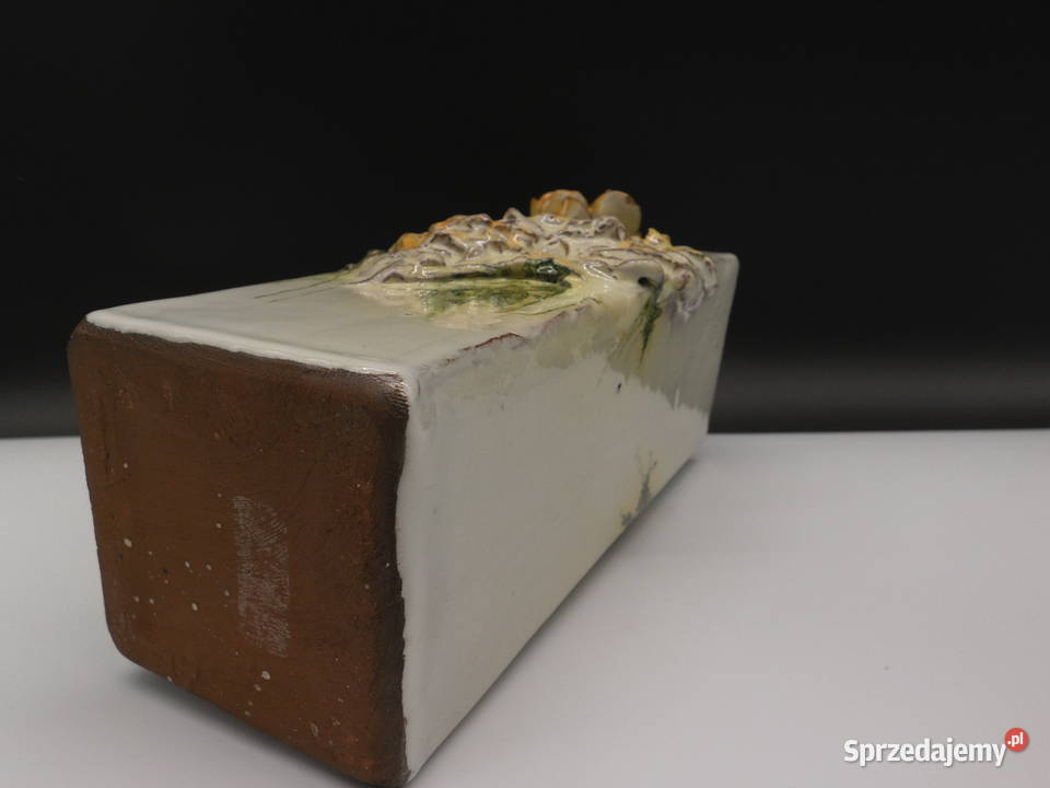 Oryginalny ceramiczny wazon trójwymiarowe motywy sprzedam