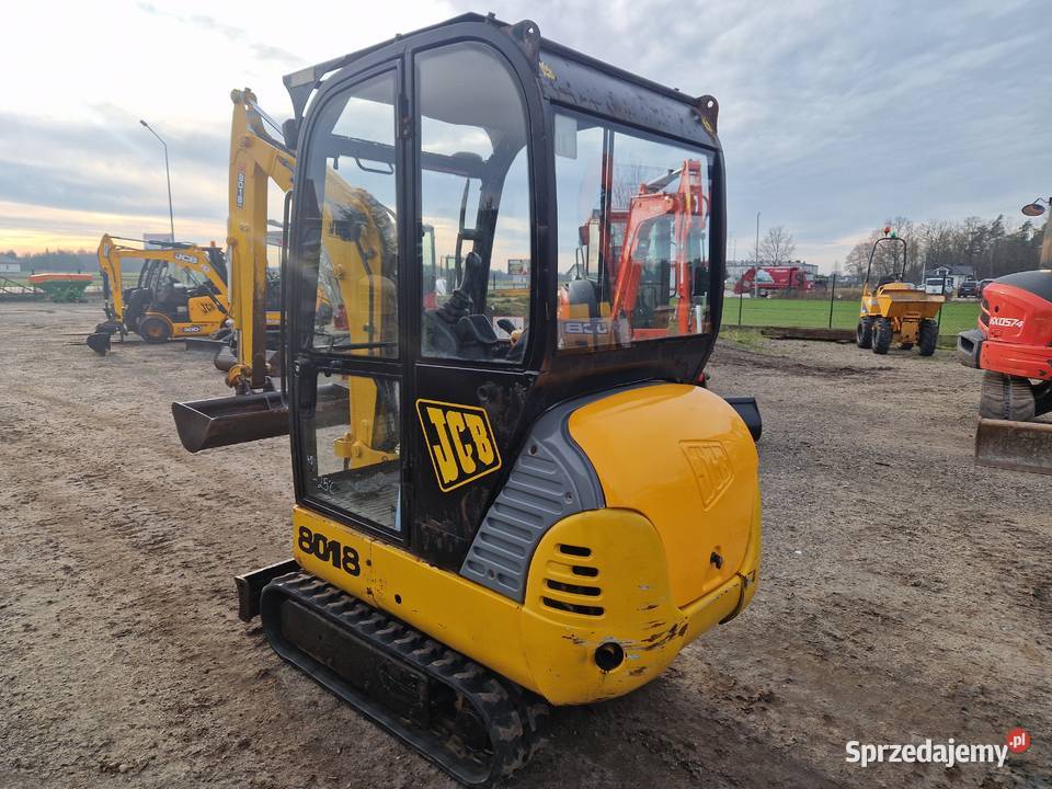 Minikoparka JCB 8018 2001r poszerzane podwozie Ryżki